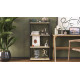 Етажерка 4/60 Ferrum-decor Серії Конект 120x60x28 чорний ДСП Дуб Сонома 16мм (FRD-104239) - фото 6