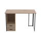 Компьютерный стол Ferrum-decor Отто 76x120x70 черный ДСП Дуб Сан-Марино 32мм (FRD-103599) - фото 3