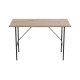 Стіл письмовий Line Тайм Ferrum-decor 75x120x50 Чорний метал ДСП Дуб Сан-Марино 16 мм (FRD-104879) - фото 6