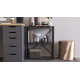 Етажерка 3/60 Ferrum-decor Серії Конект 73x60x28 чорний ДСП Сосна Кембра 16мм (FRD-104259) - фото 2