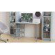 Стол письменный Кевин Ferrum-decor 75x120x70 Серый металл ДСП Бетон 16 мм (FRD-106569) - фото 3