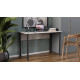 Стол письменный Курт Ferrum-decor 75x120x70 Черный металл ДСП Бетон 16 мм (FRD-106639) - фото 2