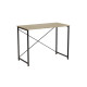 Стол письменный Line Лайт Ferrum-decor 75x100x50 Черный металл ДСП Дуб Сонома 16 мм (FRD-104839) - фото 5