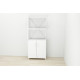 Етажерка 3/60 Ferrum-decor Серії Конект із тумбою 144x60x28 Білий ДСП Біле (FRD-104449) - фото 3