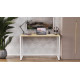 Письмовий стіл Ferrum-decor Серії Конект 75x120x600 білий ДСП Дуб Артизан 16мм (FRD-104209) - фото 4