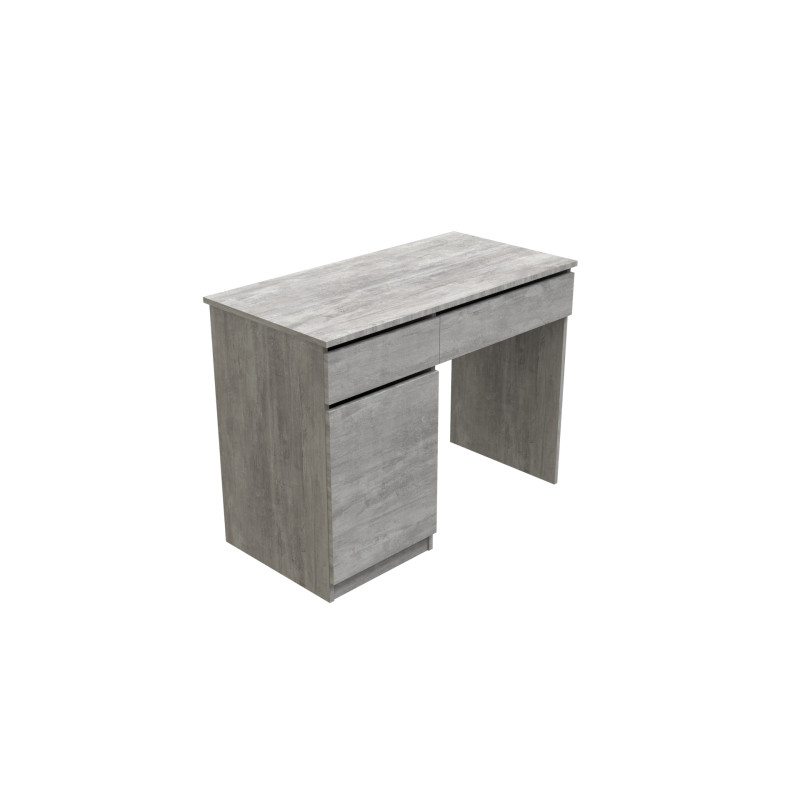 Стіл комп'ютерний Віто Ferrum-decor 750x1000x500 ДСП Бетон 16 мм (FRD-104829)