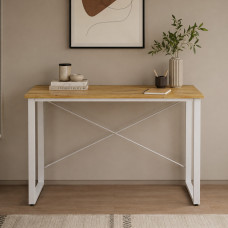 Компьютерный стол Ferrum-decor Дейв 75x100x60 белый ДСП Дуб Артизан 32мм (FRD-107026)