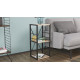 Етажерка 3/34 Ferrum-decor Серії Конект 73x34x28 чорний ДСП Дуб Сан-Марино 16мм (FRD-104290) - фото 2