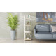Етажерка 4/34 Ferrum-decor Серії Конект 120x34x28 білий ДСП Дуб Сонома 16мм (FRD-104280) - фото 4