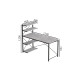 Компьютерный стол Ferrum-decor Джек 75x140x60 Серый ДСП Бетон (FRD-104420) - фото 2