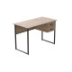Компьютерный стол Ferrum-decor Дакота 76x140x60 черный ДСП Дуб Сан-Марино 32мм (FRD-101934) - фото 2