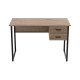 Компьютерный стол Ferrum-decor Дакота 76x140x60 черный ДСП Дуб Сан-Марино 32мм (FRD-101934) - фото 4