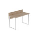 Компьютерный стол Ferrum-decor Скай 75x140x60 белый ДСП Дуб Сан-Марино 16мм (FRD-101084) - фото 2