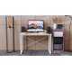 Компьютерный стол Ferrum-decor Дейв 75x120x70 белый ДСП Дуб Сан-Марино 32мм (FRD-102184) - фото 3