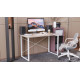 Компьютерный стол Ferrum-decor Дейв 75x120x70 белый ДСП Дуб Сан-Марино 32мм (FRD-102184) - фото 7