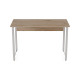 Компьютерный стол Ferrum-decor Курт 75x100x60 белый ДСП Дуб Сан-Марино 32мм (FRD-102204) - фото 2