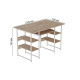 Компьютерный стол Ferrum-decor Тим 75x120x70 белый ДСП Дуб Сан-Марино 16мм (FRD-101374) - фото 7