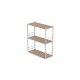 Книжная полка универсальная Ferrum-decor Стим 2 74x63x26 белый ДСП Дуб Сан-Марино 16мм (FRD-104110) - фото 2