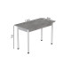 Стіл кухонний Ferrum-decor Беніта 75x120x80 Білий ДСП Бетон 16мм (FRD-105570) - фото 4