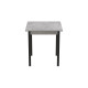 Стіл кухонний Ferrum-decor Агата 75x80x80 Чорний ДСП Бетон 16мм (FRD-105560) - фото 4