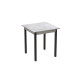 Стіл кухонний Ferrum-decor Агата 75x80x80 Чорний ДСП Бетон 16мм (FRD-105560) - фото 2