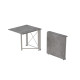 Стол-книжка трансформер Орион 1 Ferrum-decor 750x810x730 Белый металл ДСП Бетон 16 мм (FRD-104610) - фото 6