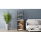 Стол-тумба трансформер Смарт 3/1 с этажеркой Ferrum-decor 1430x1450x500 Черный металл ДСП Дуб Сан-Марино 16 мм (FRD-105110) - фото 8