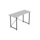 Стол письменный Line Лайт Ferrum-decor 75x120x50 Черный металл ДСП Белое 16 мм (FRD-104850) - фото 5