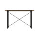 Стіл письмовий Line Лайт Ferrum-decor 75x120x60 Чорний метал ДСП Дуб Сонома 16 мм (FRD-104860) - фото 6