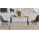 Кухонний стіл Марсель 30 Ferrum-decor 75x120x70 Чорний метал ДСП Дуб Сонома 32 мм (FRD-106690) - фото 7