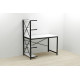 Компьютерный стол Ferrum-decor Джек 75x140x60 Черный ДСП Белое (FRD-104400) - фото 3