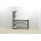Компьютерный стол Ferrum-decor Джек 75x140x60 Черный ДСП Белое (FRD-104400) - фото 2