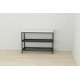 Банкетка универсальная Ferrum-decor Слайм 45x63x26 черный ДСП Белое 16мм (FRD-104070) - фото 2