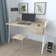 Письменный стол Ferrum-decor Комфорт 75x120x60 Белый металл ДСП Дуб Сонома 32 мм (FRD-103460) - фото 2