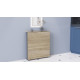 Стіл-книга трансформер Оріон 1 Ferrum-decor 750x810x730 Чорний метал ДСП Дуб Сонома 16 мм (FRD-104600) - фото 8