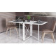 Стіл-книга трансформер Оріон 2 Ferrum-decor 750x1520x730 Білий метал ДСП Біле 16 мм (FRD-104590) - фото 6
