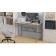 Компьютерный стол Ferrum-decor Раян 75x140x70 серый ДСП Дуб Сан-Марино 16мм (FRD-101644) - фото 5