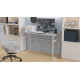 Стол письменный Раян Ferrum-decor 75x100x70 Белый металл ДСП Бетон 16 мм (FRD-106490) - фото 7