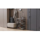 Полка для обуви Слайм 4 Ferrum-decor 820x630x260 Черный металл ДСП Белое 16 мм (FRD-105160) - фото 6