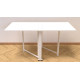 Стіл-книга трансформер Оріон 2 Ferrum-decor 750x1520x730 Білий метал ДСП Біле 16 мм (FRD-104590) - фото 4