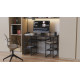 Компьютерный стол Ferrum-decor Скай 75x100x70 белый ДСП Дуб Сан-Марино 16мм (FRD-101094) - фото 5