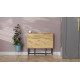 Стіл трансформер книжка Вуді Ferrum-decor 75x130x90 Чорний метал ДСП Дуб Артизан 16 мм (FRD-106750) - фото 14