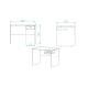 Стіл комп'ютерний Бад Ferrum-decor 75x120x70 ДСП Бетон 16 мм (FRD-104781) - фото 4