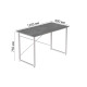 Стол письменный Дейв Ferrum-decor 75x120x60 Белый металл ДСП Бетон 16 мм (FRD-106441) - фото 4