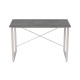 Стол письменный Дейв Ferrum-decor 75x120x60 Белый металл ДСП Бетон 16 мм (FRD-106441) - фото 6