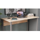 Компьютерный стол Ferrum-decor Курт 75x100x70 серый ДСП Дуб Сан-Марино 32мм (FRD-101865) - фото 4