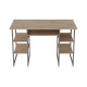 Компьютерный стол Ferrum-decor Тим 75x120x70 серый ДСП Дуб Сан-Марино 32мм (FRD-101895) - фото 3