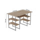 Компьютерный стол Ferrum-decor Тим 75x140x70 серый ДСП Дуб Сан-Марино 32мм (FRD-101905) - фото 3
