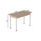 Стіл кухонний Ferrum-decor Беніта 75x120x60 Білий ДСП Сан-Марино 16мм (FRD-105641) - фото 4