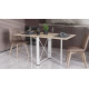 Стіл-книга трансформер Оріон 2 Ferrum-decor 750x1520x730 Білий метал ДСП Дуб Сан-Марино 16 мм (FRD-104591) - фото 6